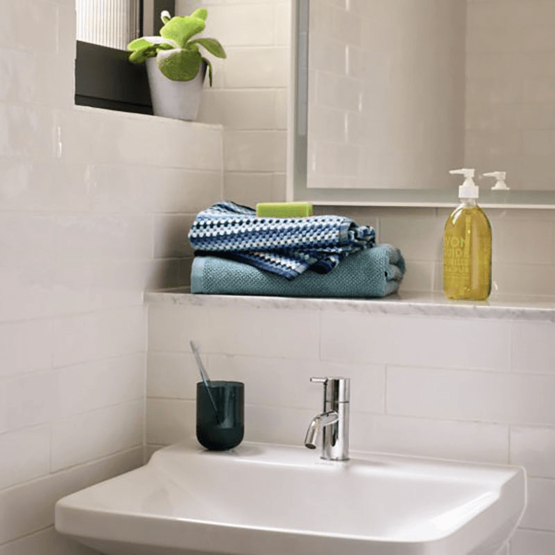 Carnaby Stripe Bath Sheet, Blue