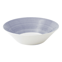 Image showing the Pacific - Dots Serving bowl, 29cm, Blue product.