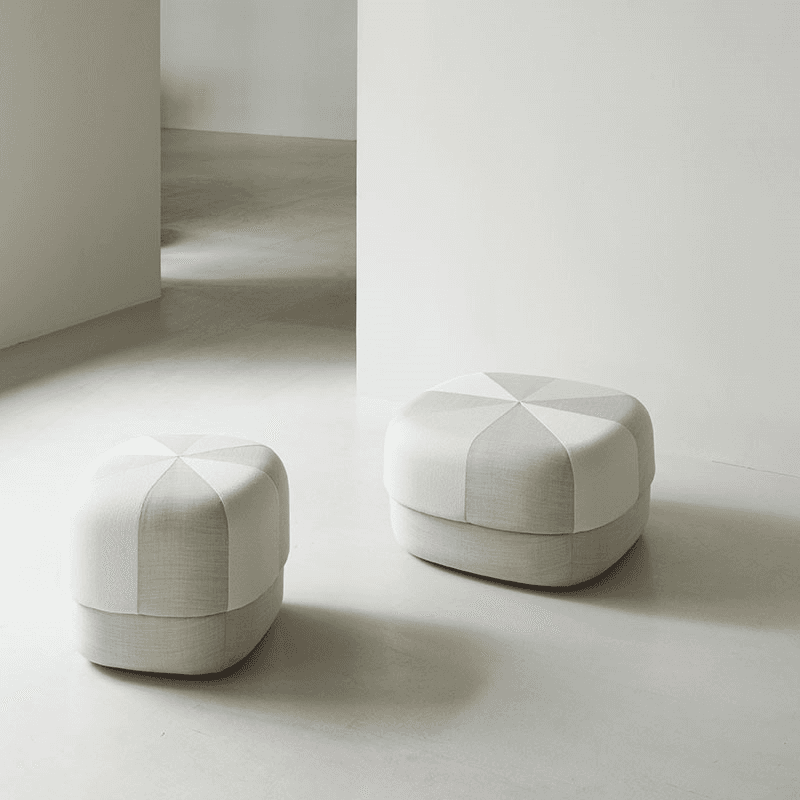 Circus Pouf, H40 x D46cm, Sand