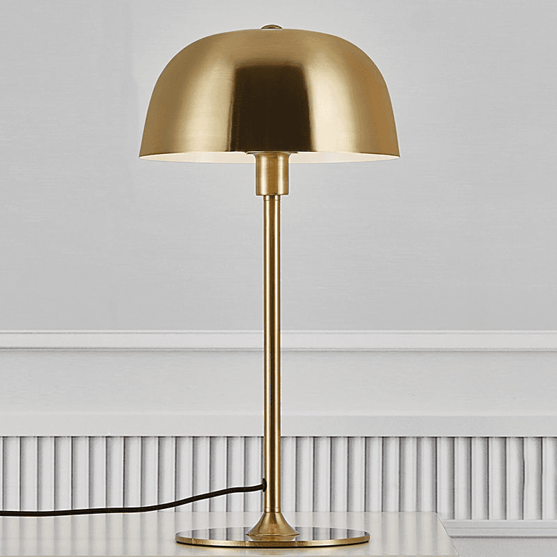Cera Table Lamp, H47cm, Brass