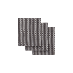 Image showing the Piqué Set of 3 Kitchen Cloths, 18 x 35cm, Evening Grey product.