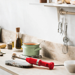 Image showing the Corded Hand Blender with Accessories, Empire Red product.