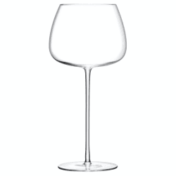 Image showing the Wine Culture Pair of red wine balloon glasses, 590ml, clear product.