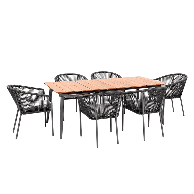 Reims Dining Set, Grey