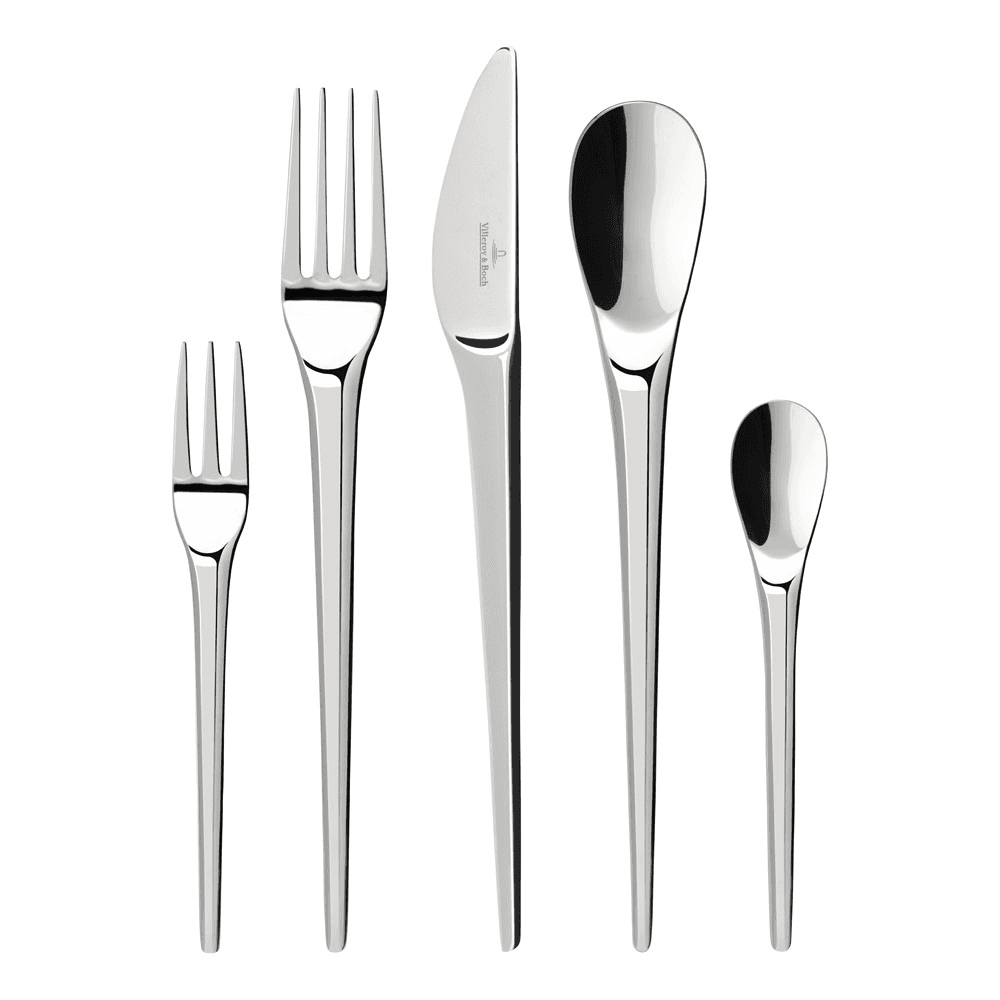 NewMoon 30 piece cutlery set, Stainless Steel