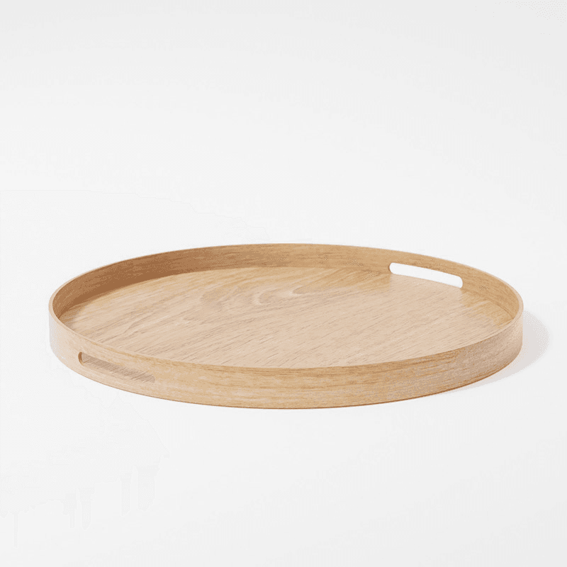 Busboy Round Tray, D45cm, Oak