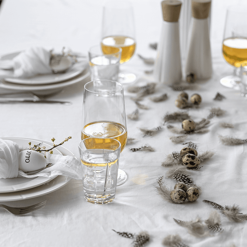 Set of 2 Beer Glasses, 500ml, Clear
