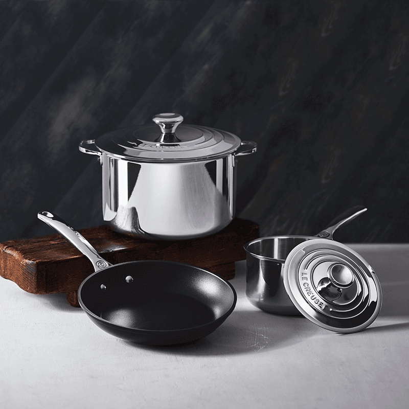 Signature Uncoated Saucepan with lid, 16cm, Stainless Steel