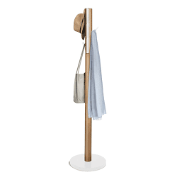 Image showing the Flapper Coat Rack, H168cm, White & Natural product.