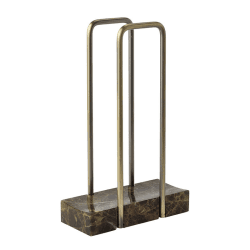 Image showing the Hammam Guest Towel Holder, Brown product.
