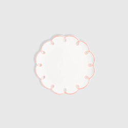 Image showing the Squiggle Set of 4 Starter Plates, D19cm, Pink product.