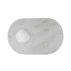 Image showing the Stone Chopping Board, L42 x W27cm, White product.