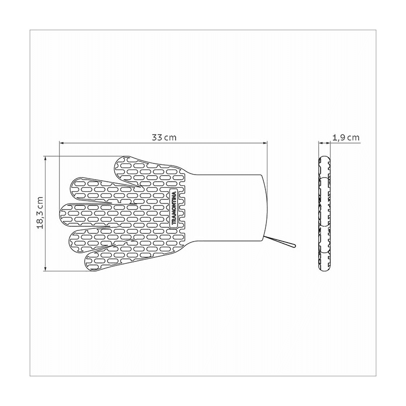 BBQ Mitt, Black