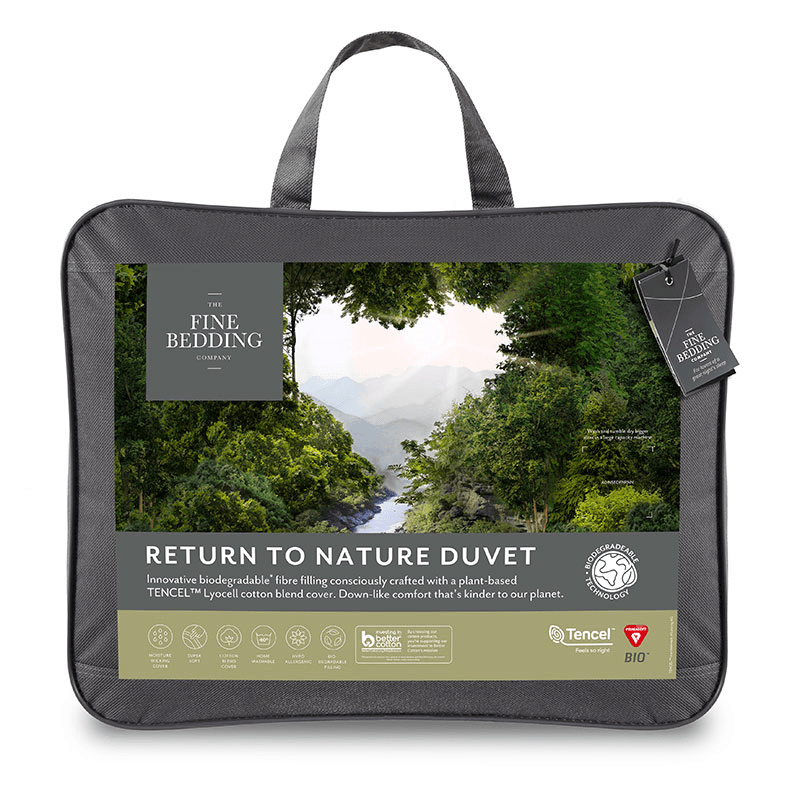 Return To Nature 10 tog Duvet, Super King, White