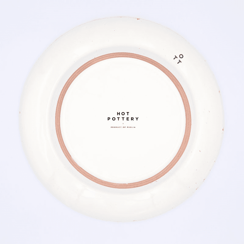 Splatter Dinner Plate, D24cm, Burnt Orange