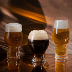 Image showing the Three Cheers for Beers Set of 3 Beer Glasses, Clear product.