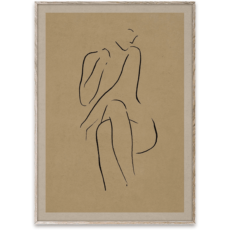 Grace I Framed Print, 30 x 40cm, Beige