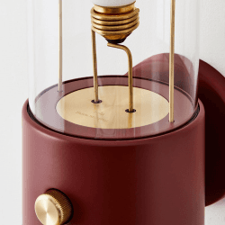 Image showing the The Muse Farrow & Ball Wall Light, Pomona Red product.