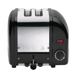 Image showing the Classic Vario 2 slot toaster, Black product.