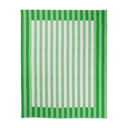 Image showing the Stripe Tablecloth, W160 x L200cm, Lush Green product.