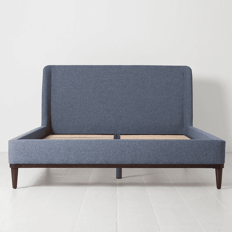 Bed 02 Linen King Size Frame, Midnight