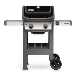 Image showing the Spirit II Gas barbecue - E-210 GBS, H145 x W122 x D66cm, Black product.