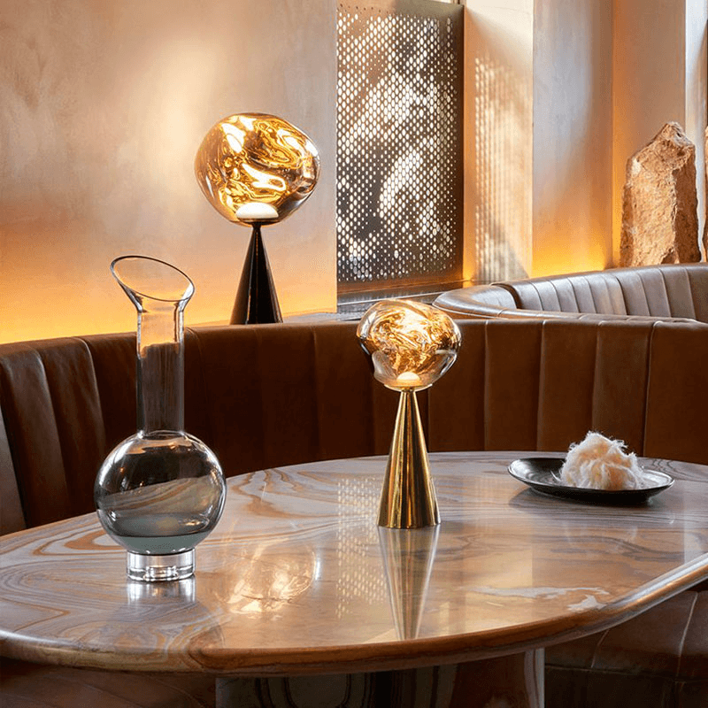 Melt Portable Lamp, H28.5cm, Gold