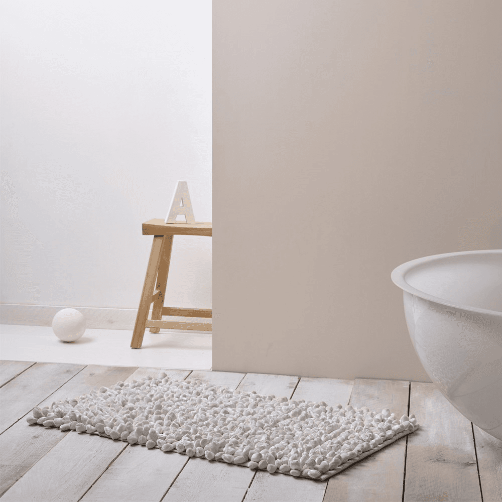Rocca Bath mat, 60 x 100cm, Ivory