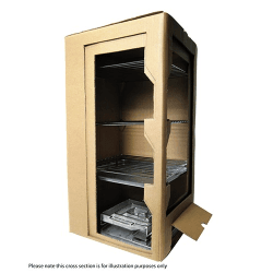 Image showing the Eco Cold smoking box, Beige product.
