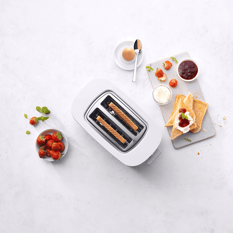 Enfinigy 2 Short Slot Toaster, Silver