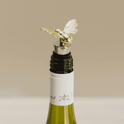 Image showing the Bee Bottle Stopper, H9.5cm, Gold product.