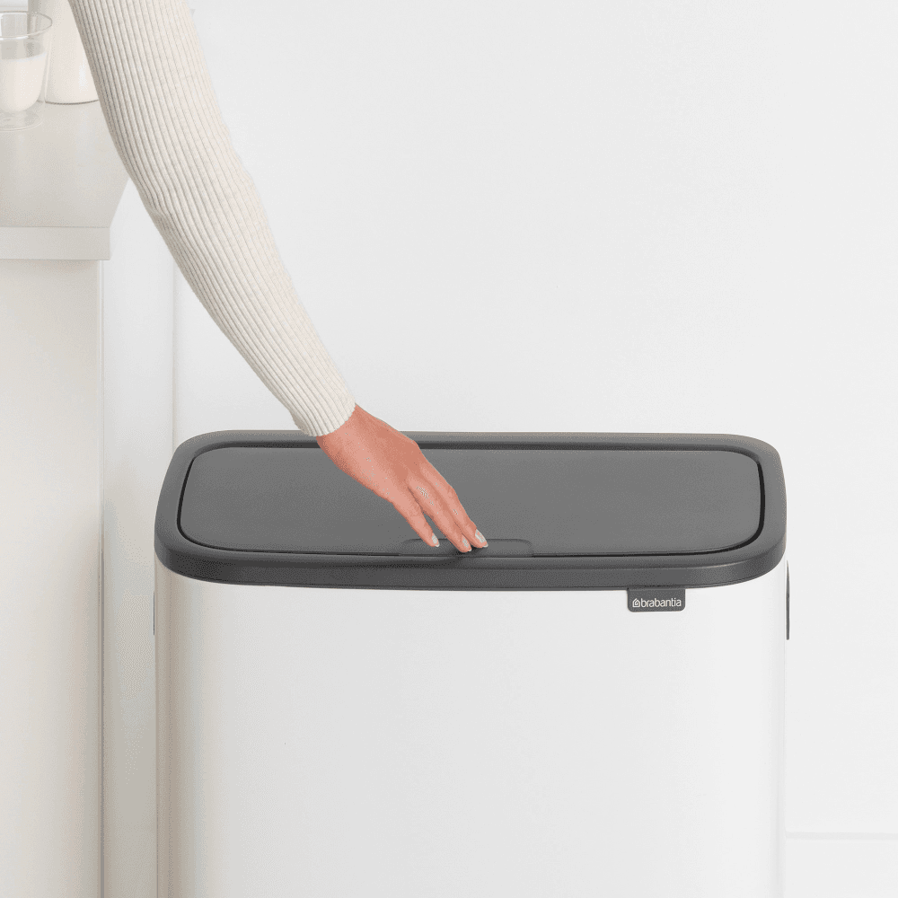 Bo Touch bin, 30 litre, white