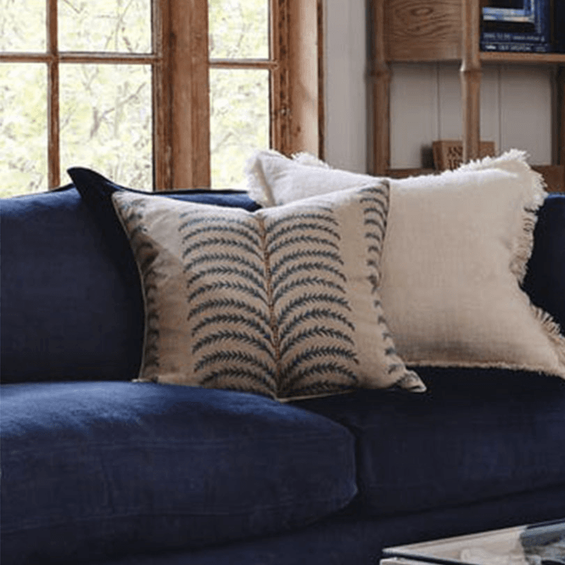 Areca Cushion Cover, 56 x 56cm, Seafoam