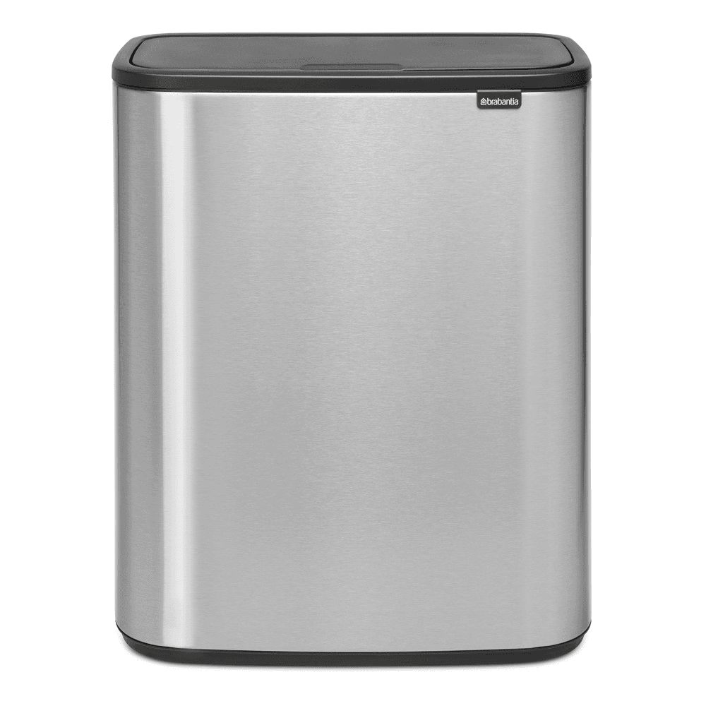 Bo Touch bin, 30 litre, Matt Steel Fingerprint Proof