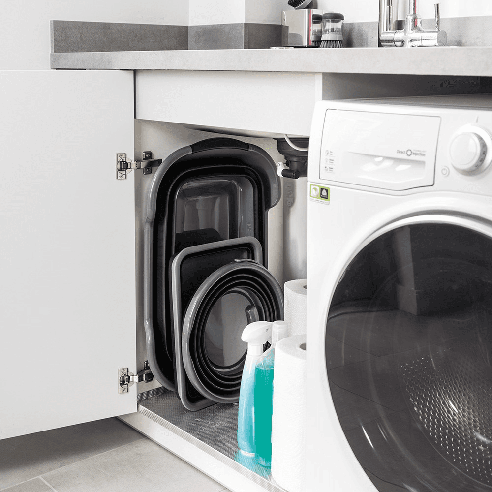 Collapsible laundry basket, 60.5 x 40 x 28cm