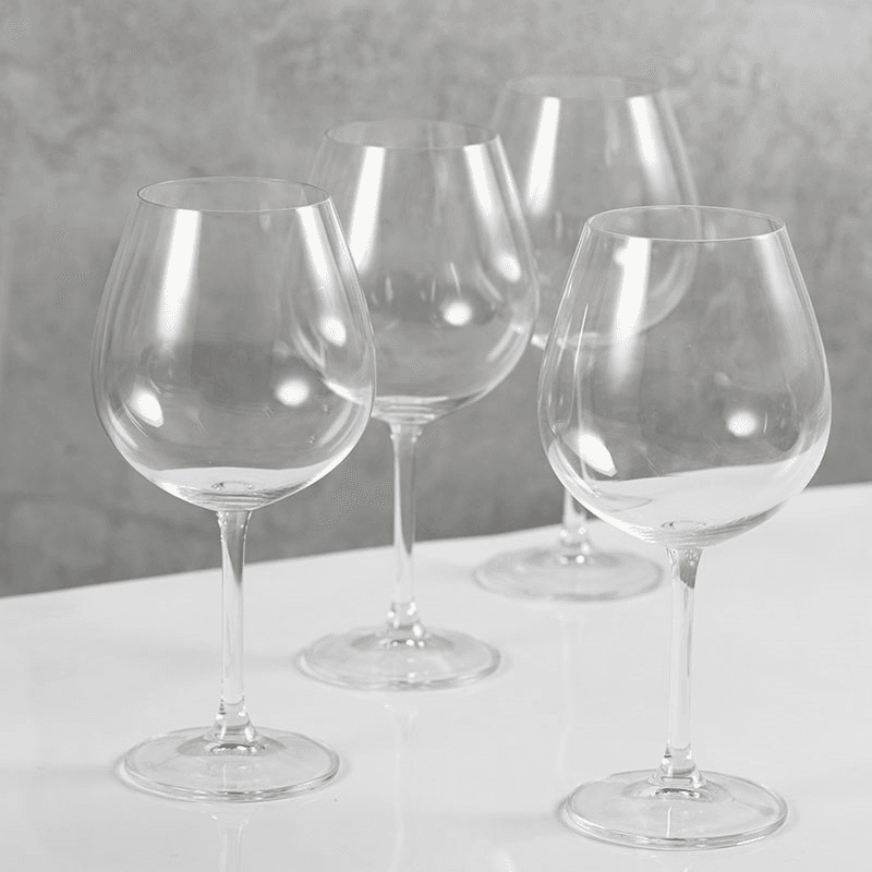 Julie Set of 4 Red Wine Glasses, 739ml, Clear