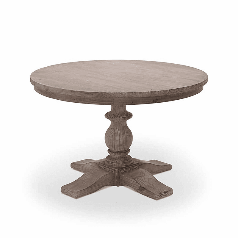 Topsham Round Dining Table, D120cm, Natural