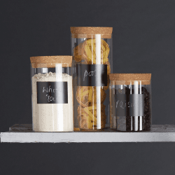 Image showing the Natural Elements Storage canister, 10 x 14cm, Glass product.