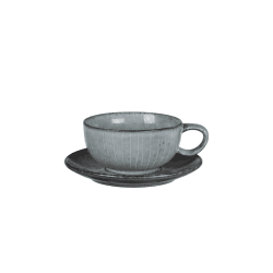 Image showing the Nordic Sea Tea Cup & Saucer, 250ml, Blue product.
