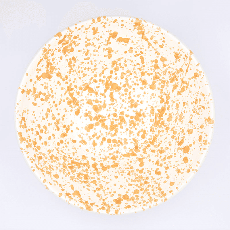 Splatter Salad Bowl, D24cm, Burnt Orange