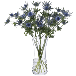 Image showing the Wibble Bunch vase, H25cm, Clear product.