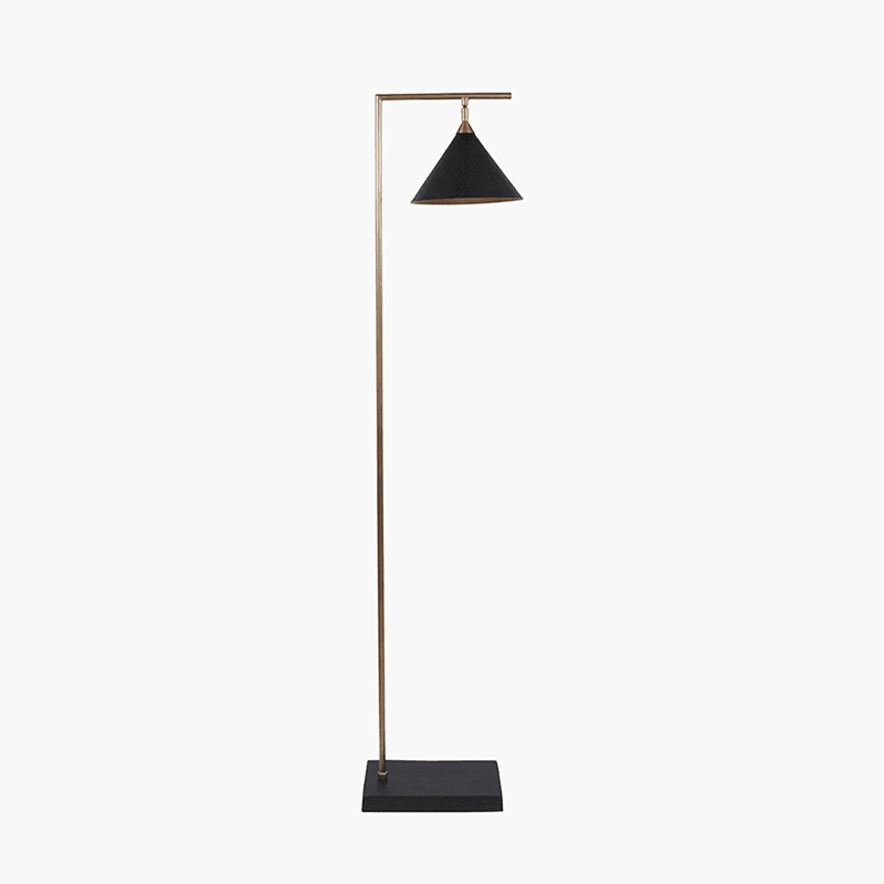 Zeta Floor Lamp, H161cm, Matt Black