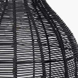 Image showing the Caswell Coche Pendant, D35.5cm, Black product.