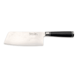 Image showing the Katana Saya Pakkawood Chinese Chopper, 18cm Damascus Blade product.