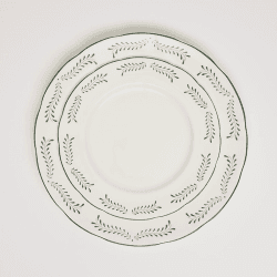 Image showing the Olive Set of 4 Starter Plates, D21cm, Green product.