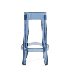 Image showing the Philippe Starck 2005 Charles Ghost Stool, H65cm, Powder Blue product.