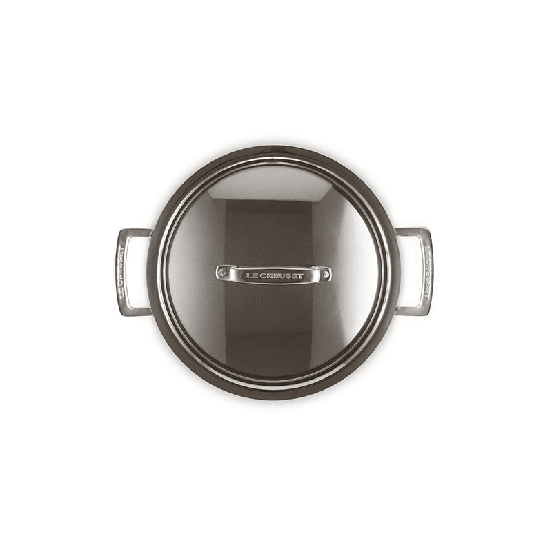 Classic 3-ply Shallow Casserole, 24cm, Stainless Steel