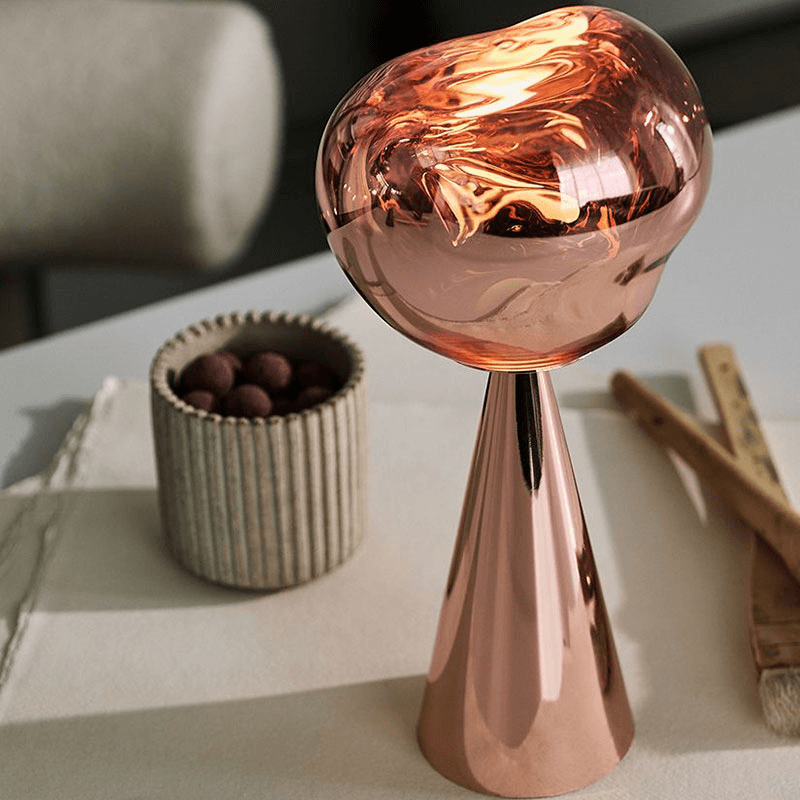 Melt Portable Lamp, H28.5cm, Copper