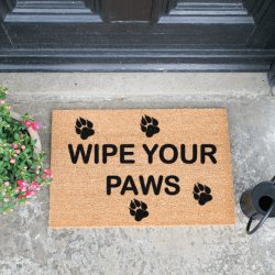 Image showing the Wipe Your Paws Doormat, L60 x W40 x H1.5cm product.