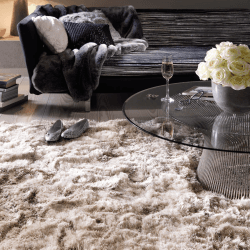 Image showing the Plush Rug, 1.2 x 1.7m, Sand, L120 x W170cm product.